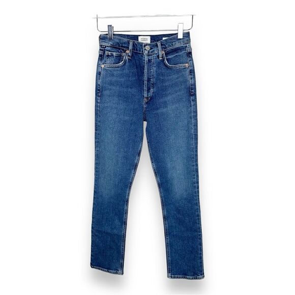 Citizens Of Humanity Medium Wash Charlotte High‎ Rise Ankle Jean Size 24 - Picture 1 of 15